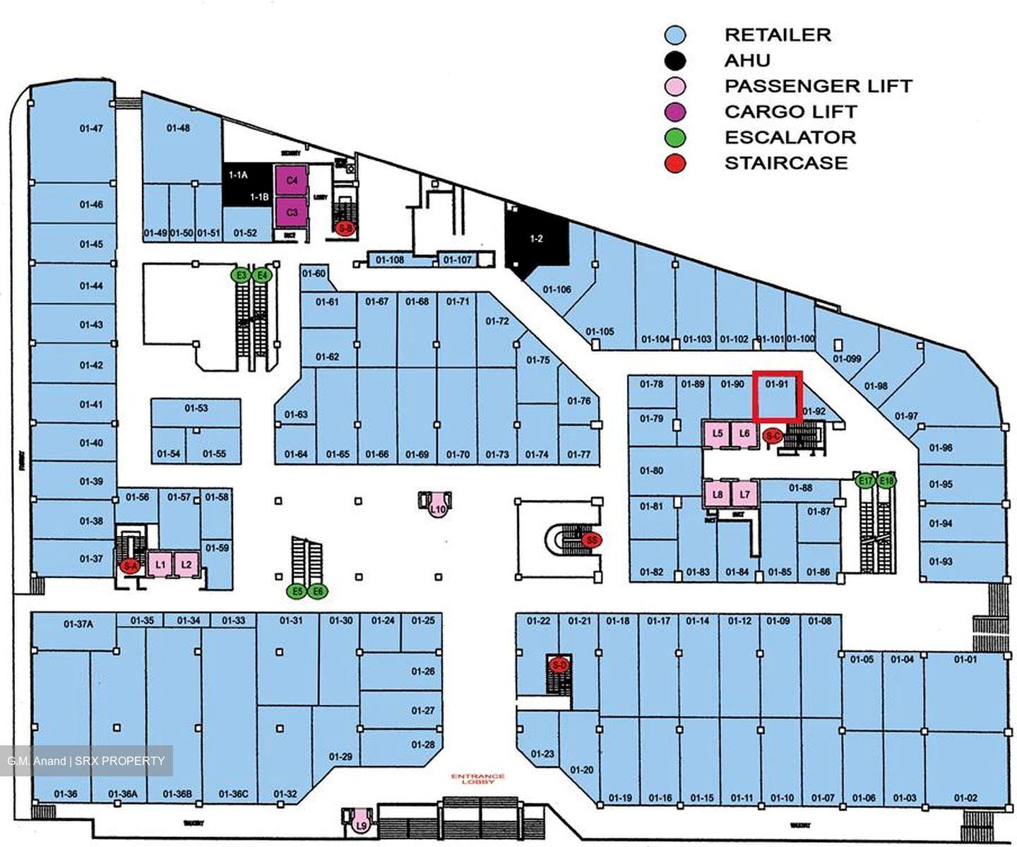 Lucky Plaza (D9), Retail #539631001